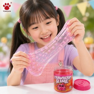 TONGXIN PVA Slime de Cristal con Sabor a Frutas, Paquete de 6, Slime Transparente, Juguete Antiestrés, Venta al por Mayor, Slime Crujiente, Blandito, Logotipo Personalizado, OEM - Product Image 4
