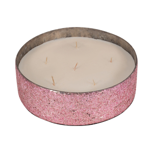 Candela Profumata in Ciotola di Vetro Decorativa, Stile Boho Casual, per Uso Interno ed Esterno, Elegante e Compatta - Product Image 4