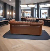 Chaises de bar lounge à cigares vintage personnalisées Offre Spéciale canapé Chesterfield en cuir pour les usines de meubles