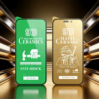 Protection d'écran en verre céramique pour OPPO RENO 15 RENO 15F RENO 15FS 5G A6 4G/5G Film anti-traces de doigts à bords incurvés 9D