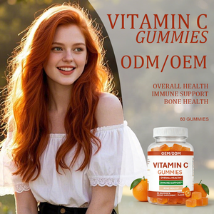 סוכריות גומי בטעם תפוז עם ויטמין <span class=keywords><strong>C</strong></span> למבוגרים - 60 יחידות, תמיכה יומית לחיזוק מערכת החיסון ובריאות כללית |   סיטונאות ישירות מהמפעל, יצרן ציוד מקורי (OEM), יצרן עיצוב מקורי (ODM) - Product Image 2