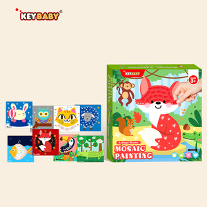 Livre de bricolage sur les animaux de la ferme pour enfants |   Autocollants personnalisés en strass Keybaby |   Kit d'activités artistiques autocollantes Jewel Shine - Product Image 5