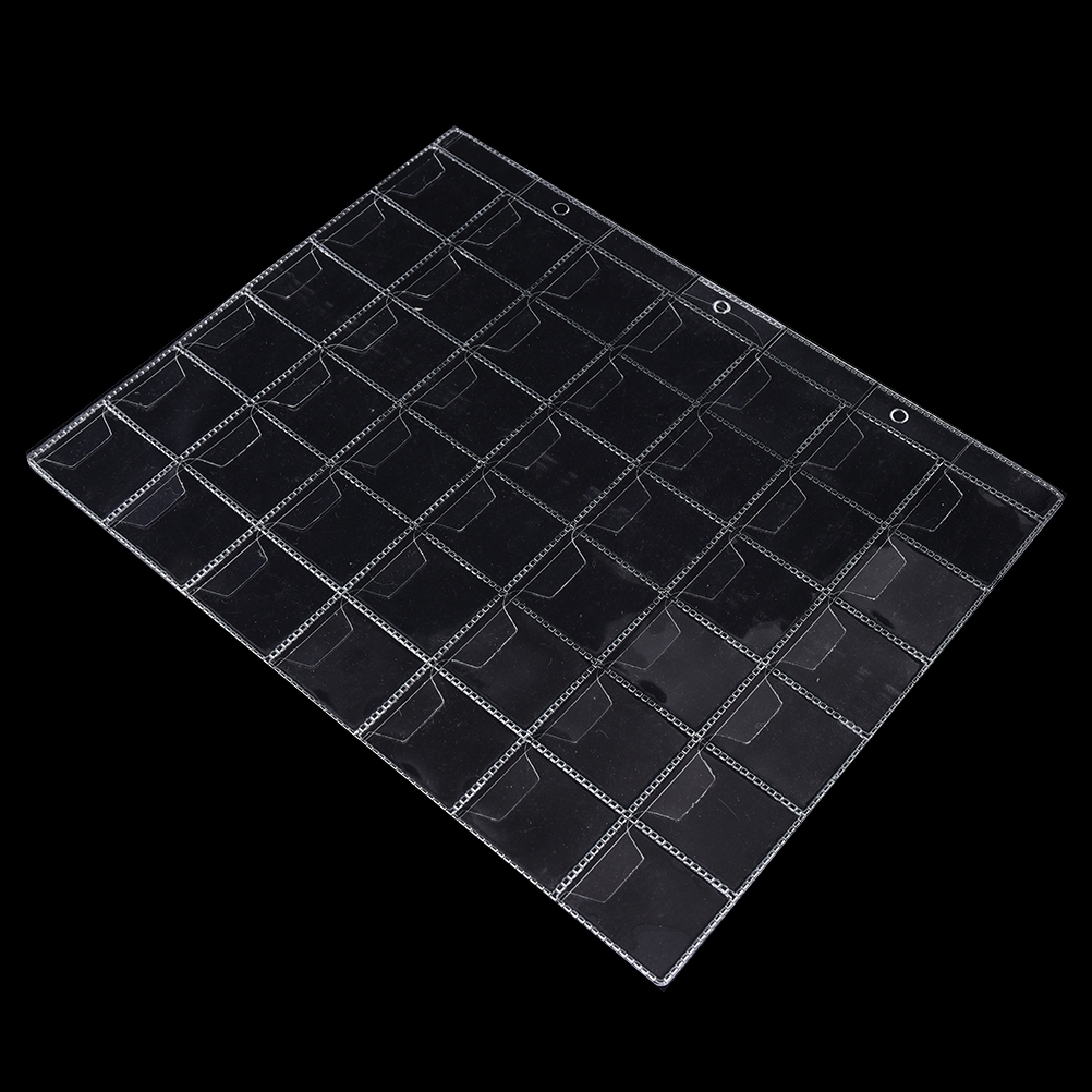 20/30/42 карманы ПВХ прозрачный Анти-скольжения сбор денежных средств pagescommemorative монетница альбом внутренняя листа страницы с защитой от повреждений и кольцом отверстий