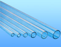 Ampoules en verre de grand diamètre fabriquées à partir de tubes en verre borosilicate résistant aux hautes températures, soufflées en tubes de verre transparents