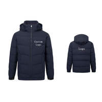 HS Personnalisation Haut de Gamme Nouvelle Doudoune Parka Homme de Qualité Supérieure, Doudoune Canadienne pour Homme pour l'Hiver avec Sac Anti-Poussière