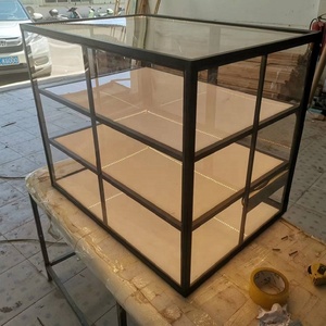 Tủ trưng bày bánh mì bằng kim loại di động, dễ lắp ráp và sử dụng, tủ trưng bày bánh ngọt bằng kim loại - Product Image 3