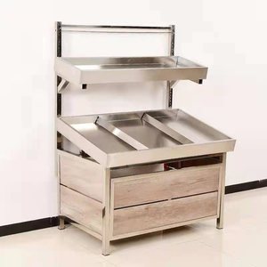 Giá để hàng siêu thị bằng kim loại, kệ gondola, <span class=keywords><strong>pallet</strong></span> đựng trái cây, kệ rau củ - Product Image 4