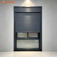 Stores en aluminium à persiennes intégrées pour fenêtres à double vitrage, stores coulissants en aluminium pour la sécurité des fenêtres