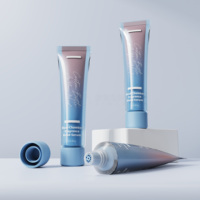 Tube cosmétique double compartiment personnalisé 80 ml 80 g en plastique pour lotion corporelle, nettoyant visage, crème mains, avec couvercle à vis