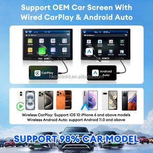 In Stock Stable Switch <b>Adapter</b> Car Wireless Carplay Android Auto <b>Plug</b> and Play 2 In1 <b>Usb</b> Car Play <b>Adapter</b> Ai Box With Type C - Product Image 6