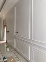 Moulures de plafond en polyuréthane modernes de 2 cm, 4 cm, 6 cm, pour décoration murale intérieure, cadre uni, moulures d'angle, décoration intérieure de villa