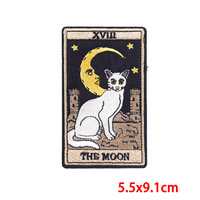 Amoureux Tarot Carte Brodé Fer-Sur Patch pour Chapeau Sac À Dos Bourse Sorcière Déesse Magique Amour Potion Sort Sergé Conception Occulte