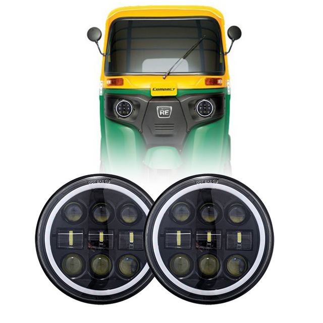 Motorcycle Led Lights for Bajaj 3 Wheeler Spare Parts Led Headlights Accessories for Bajaj 3 Wheeler RE Maxima Z X Wide C