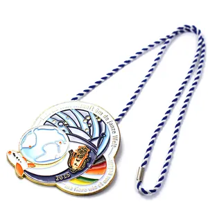 Médaille de carnaval Médaillon émail Médailles Carneval allemandes avec votre logo Owne