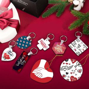 Porte-clés vierge pour sublimation double face - Porte-clés personnalisé en MDF pour cadeaux promotionnels - Product Image 5