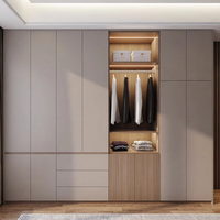 Armoire de chambre sur mesure de style européen pour adulte, avec tiroirs, pour l'organisation gain de place dans le couloir de la maison