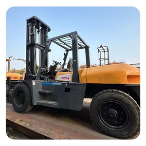 Good Condition High Quality Used TCM FD100 10Ton Forklift 2023 Made in Japan Three-section Portal <b>Frame</b> Engine Gearbox Pump - Product Image 1