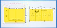 Imperméabilisation de la douche d'angle extérieure Membrane d'angle sans soudure pour baignoire et hammam avec des matériaux PP