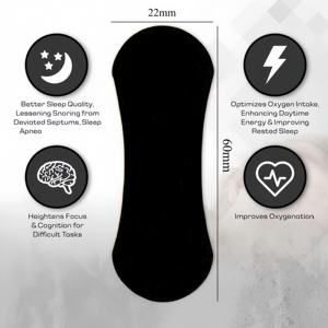 HLK strip hidung cetakan warna-warni, bebas alergi tahan air olahraga tidur pita pernapasan lebih baik untuk mendengkur - Product Image 4