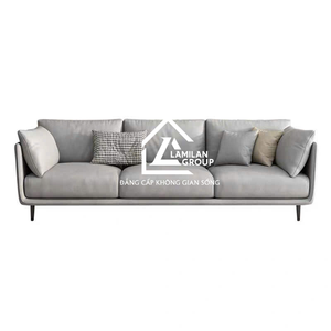 Canapé moderne et contemporain pour salon avec rembourrage doux et coussins confortables pour l'intérieur de la maison - Product Image 5