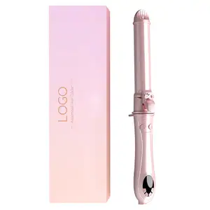 New LCD Automatic Hair Curler Rotating Curling Iron Ceramic Professional Heating Hair Stick Portable Air Spin Curl For Hair Type
