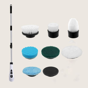DS4535 Portable Power Shower Scrub <strong>Brush</strong> Cordless Bathroom Tub Scrubber with Long Handle <strong>Electric</strong> Spin Scrubber <strong>Cleaning</strong> <strong>Brush</strong> - Product Image 4