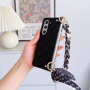 เคสโทรศัพท์หนังขายดีจากโรงงานพร้อมสายคล้องผ้าพันคอสร้อยข้อมือใช้ได้กับ Samsung Galaxy <span class=keywords><strong>Z</strong></span> <span class=keywords><strong>Fold</strong></span> 6 VIVO <span class=keywords><strong>Xiaomi</strong></span> <span class=keywords><strong>Fold</strong></span> <span class=keywords><strong>2</strong></span> 3 - Product Image 2