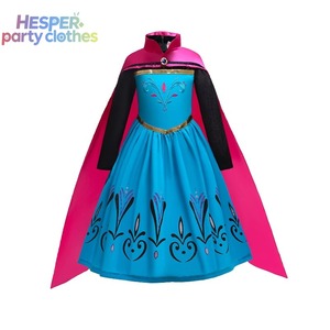 ชุดเดรสเจ้าหญิงแอนนาแขนยาว HESPER สำหรับเด็กผู้หญิง ชุดคอสเพลย์ตัวละครสำหรับเด็ก - Product Image 1