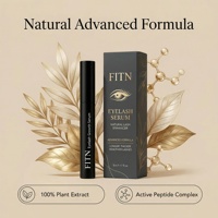 Sérum de croissance des cils à base de peptides végétaux purs pour des cils plus longs, plus épais et plus sains, activateur de croissance des cils, OEM, étiquette privée, personnalisé, premium