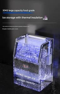 Máquina de Hielo Comercial de Alta Resistencia, Máquina para Hacer Hielo para Uso Industrial en el Procesamiento de Alimentos - Product Image 3