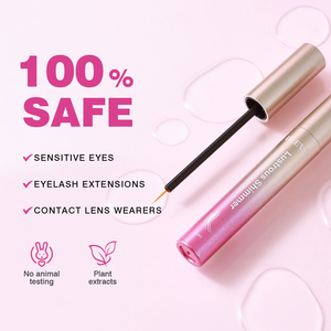 Sérum stimulant la croissance des cils Private Label Lustrous Shimmer 4ml, favorise la croissance des cils, les rend plus épais et plus sains, nourrit en profondeur, sérum pour cils OEM. - Product Image 2