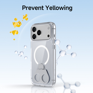 Coques transparentes pour <span class=keywords><strong>iPhone</strong></span> 17 Pro Max avec support, antichoc, magnétiques, <span class=keywords><strong>vente</strong></span> flash - Product Image 4
