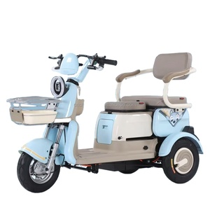 <span class=keywords><strong>Triciclo</strong></span> Eléctrico para Personas Mayores con Asiento Espacioso, Canasta Delantera y Diseño de Tres Ruedas Estable para Viajes Seguros y Cómodos - Product Image 3