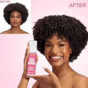 Индивидуальный логотип, без слоеных локонов, определяющий мусс, дополнительный объем, увеличивающий объем, укладка, укладка волос, пена для косы, локоны, волнистая спираль - Product Image 5