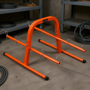 Dispensador de Cables Manual con 8 Bobinas, Bandejas para Cables Industriales de Aleación de Aluminio - Product Image 2