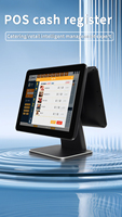 Terminal de paiement POS 15,6 pouces économique avec processeur Intel I3/i5/i7 et 8 Go de RAM, écran client Android/Windows 10 pour les magasins de détail