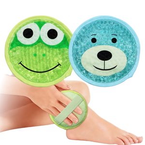 Bingyuan Paquete de 2 Compresas de Gel Frío/Calor Reutilizables para Niños, Control de Hinchazón, 10x10cm, Clase II, Aptas para Microondas, para Lesiones, Fiebre y Dolor - Product Image 1