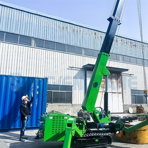 Tragbarer Minikran für den Bau Teleskop-Spinnen kran Faltbare hydraulische Ausleger-Raupen-Motor pumpe für mobile Motoren - Product Image 3