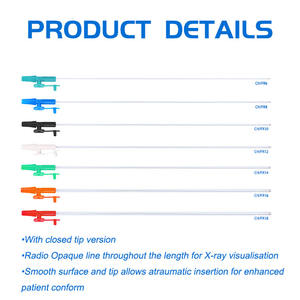 Farklı tip konnektör tıbbi sınıf Pvc tek kullanımlık emme tüpü ile emme kateter - Product Image 3