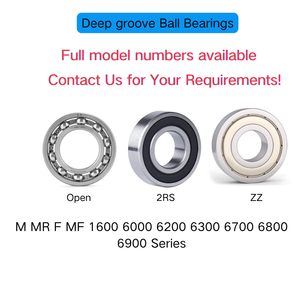 ตลับลูกปืนเม็ดกลมร่องลึก6210 6211 6212 6213 6214 Z <span class=keywords><strong>ZZ</strong></span> RS <span class=keywords><strong>2RS</strong></span> RZ 304เปิด316 440 - Product Image 6