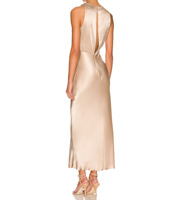 Robe de soirée élégante en Satin grande taille, mode populaire