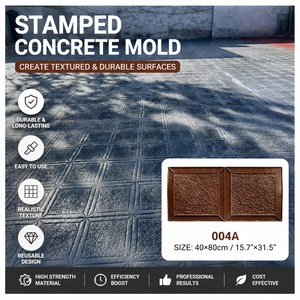 Moldes de Poliuretano Reutilizables para Estampado de Concreto, Tapetes Texturizados para Concreto, para Pavimento de Paisajes - Product Image 1