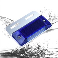 Feux latéraux LED réflecteurs vert bleu rouge ambre blanc 12V 24V pour camion remorque fourgonnette étanche