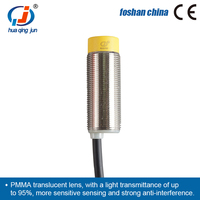 Huaqingjun-Interruptor de proximidad Circular, distancia de detección, Sensor inductivo de 16mm para PLC