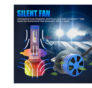 Phare de voiture LED 100W et 10000lm, ampoule anti-brouillard, H4, H7, H8, H11, H1, 6500, 9005, <span class=keywords><strong>K11</strong></span>, LED 9012 K - Product Image 6