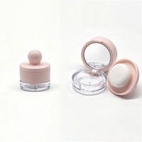 Mini-flacon vide de 4g format poche avec éponge et miroir pour stick de blush ou stick de coloration capillaire