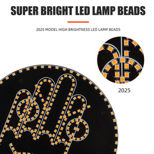 Feux d'avertissement à led Télécommande Funny Finger Car Interior Light Rear Window for Car Accessories LED Gesture Car Emoticon Light - Product Image 2