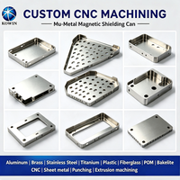Carcasa de Protección Magnética de Aluminio Permalloy Mu-metal, Estampado de Chapa Metálica Personalizado, para Transformadores de Audio y Módulos PCB