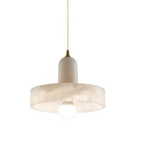 Modern Minimalist Marble Pendant <b>Light</b> E27 Led Single Head Round Chandelier For Bedroom Living Room Nordic Style Home <b>Lighting</b> - Product Image 5