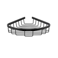 Porte-serviettes moderne monocouche en acier inoxydable 304 chromé cuisine salle de bain coin panier de rangement douche Caddy